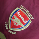 Camisa Arsenal Home 05/06 Retrô Manga Longa - Vinho - Futx Brasil