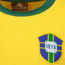 Camisa Brasil Home 1970 Retrô - Amarela - Futx Brasil