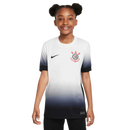Conjunto Infantil Corinthians I 24/25 - Branco e Preto - Futx Brasil