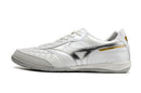 Chuteira Futsal Mizuno Morelia Sala IC Branca e Prata "Beta Shining" My Store