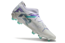 Chuteira Campo Puma Future 7 FG Branca, Verde e Roxo "Brilliance Pack" - Futx Brasil