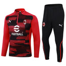 Conjunto Agasalho Treino Milan 24/25 - Vermelho - Futx Brasil