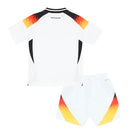 Conjunto Infantil Alemanha I 2024 - Branco e Preto - Futx Brasil