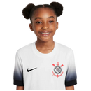 Conjunto Infantil Corinthians I 24/25 - Branco e Preto - Futx Brasil