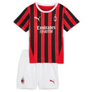 Conjunto Infantil Milan I 24/25 - Vermelho e Preto - Futx Brasil