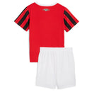 Conjunto Infantil Milan I 24/25 - Vermelho e Preto - Futx Brasil