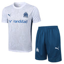 Conjunto Olympique de Marseille Treino 24/25 - Branco - Futx Brasil