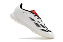 Chuteira Society Adidas Predator Elite TF Branca, Preta e Vermelha - Futx Brasil
