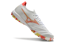 Chuteira Society Mizuno Morelia Neo Sala TF Branca, Vermelha e Amarela My Store