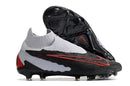 Chuteira Campo Nike Phantom GX DF Elite FG Branca, Preta e Vermelha - Futx Brasil