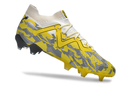 Chuteira Campo Puma Future Ultimate FG Amarela e Cinza "Voltage Pack" - Futx Brasil