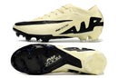 Chuteira Campo Nike Air Zoom Mercurial Vapor 15 Elite FG Bege e Preta "Mad Ready Pack" - Futx Brasil