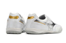 Chuteira Futsal Mizuno Morelia Sala IC Branca e Prata "Beta Shining" My Store