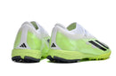 Chuteira Society Adidas X Crazyfast.1 TF Branca e Verde "Crazyrush Pack" - Futx Brasil