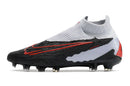 Chuteira Campo Nike Phantom GX DF Elite FG Branca, Preta e Vermelha - Futx Brasil