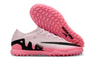 Chuteira Society Nike Air Zoom Mercurial Vapor 15 TF Rosa e Preto "Mad Brilliance Pack" - Futx Brasil