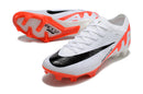 Chuteira Campo Nike Air Zoom Mercurial Vapor 15 Elite FG Branca e Vermelha "Ready Pack" - Futx Brasil
