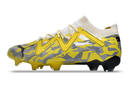 Chuteira Campo Puma Future Ultimate FG Amarela e Cinza "Voltage Pack" - Futx Brasil