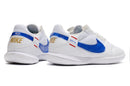Chuteira Futsal Nike StreetGato IC Branca e Azul - Futx Brasil
