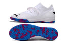 Chuteira Futsal Puma Future Z 1.3 IC Branca e Azul - Futx Brasil