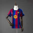 Camisa Barcelona Feminina Home 26/27 - Azul e Vermelha My Store