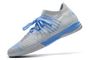 Chuteira Futsal Puma Future Z 1.3 IC Prata e Azul "Neymar Rare" - Futx Brasil
