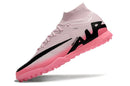 Chuteira Society Nike Air Zoom Mercurial Superfly 9 Elite TF Rosa e Preto "Mad Brilliance Pack" - Futx Brasil
