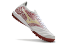 Chuteira Society Mizuno Morelia Neo Sala TF Branca e Vermelha "Charge Pack" My Store