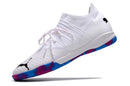 Chuteira Futsal Puma Future Z 1.3 IC Branca e Azul - Futx Brasil
