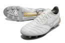 Chuteira Campo Mizuno Morelia Neo 3 FG Branca e Prata "Beta Shining" - Futx Brasil