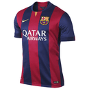 Camisa Barcelona Home 14/15 Retrô - Azul e Vermelha - Futx Brasil