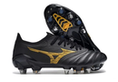 Chuteira Campo Mizuno Morelia Neo 4 Trava Mista Preta e Amarelo - Futx Brasil