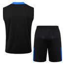 Conjunto Inter de Milão Treino Regata 24/25 - Preto - Futx Brasil