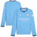 Camisa Manchester City Home 24/25 Manga Longa - Azul - Futx Brasil
