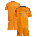 Conjunto Infantil Real Madrid II 24/25 - Laranja - Futx Brasil