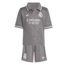 Conjunto Infantil Real Madrid III 24/25 - Cinza - Futx Brasil