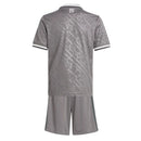 Conjunto Infantil Real Madrid III 24/25 - Cinza - Futx Brasil