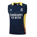 Conjunto Real Madrid Treino Regata 24/25 - Azul Escuro - Futx Brasil
