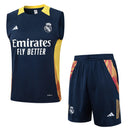 Conjunto Real Madrid Treino Regata 24/25 - Azul Escuro - Futx Brasil