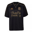 Camisa Santos Charlie Brown Jr. 2024 - Preta e Dourada - Futx Brasil