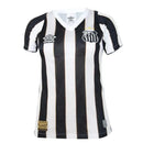 Camisa Santos Feminina Away 24/25 - Branca e Preta - Futx Brasil
