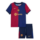 Conjunto Infantil Barcelona I 24/25 - Azul e Vermelho - Futx Brasil