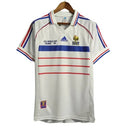 Camisa França Away 1998 Retrô - Branca - Futx Brasil
