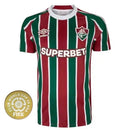 Camisa Fluminense Home 25/26 - Vinho e Verde - Futx Brasil