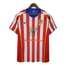 Camisa Atlético de Madrid Spider 04/05 Retrô - Branca e Vermelha - Futx Brasil