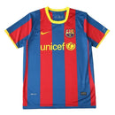 Camisa Barcelona Home 10/11 Retrô - Azul e Vermelha - Futx Brasil